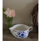 Saucière Fleur bleu Saint Amand Art Deco