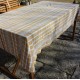 Nappe rectnagle beige carreaux vintage