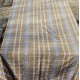 Nappe rectnagle beige carreaux vintage