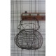 Panier fil de fer salade oeufs anse décors