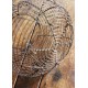Panier fil de fer salade oeufs anse décors
