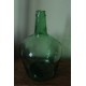 Bonbonne dame jeanne Viresa verre vert foncé