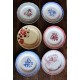 6 assiettes plates dépareillé Marsac Canebière Fontanges Digoin Sarreguemines
