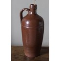 Bouteille à liqueur grès vintage anse bec verseur