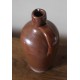 Bouteille à liqueur grès vintage anse bec verseur