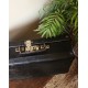 Valise ancienne noir rangement