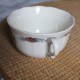 Tasse écru fleurs Alsace Faïence Sarreguemines