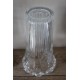 Vase en verre ciselé Roses vintage