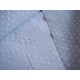 Tissu gris Pois blanc Coton crétonne neuf | Rouleau L 160 cm A la coupe