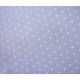 Tissu gris Pois blanc Coton crétonne neuf | Rouleau L 160 cm A la coupe